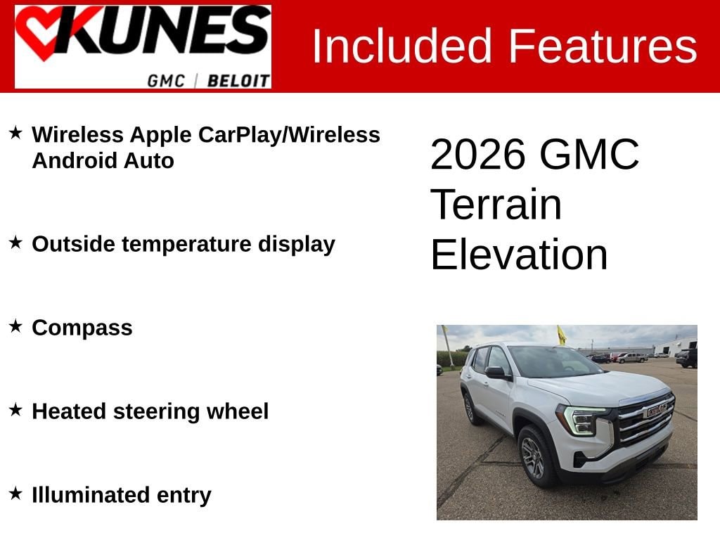 New 2026 GMC Terrain Elevation SUV