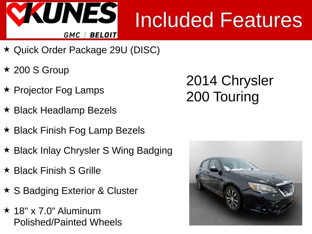 Used 2014 Chrysler 200 Touring