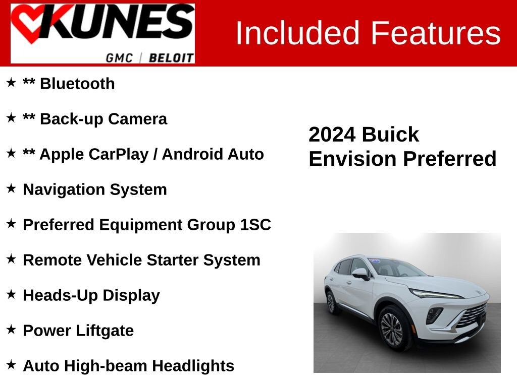 Used 2024 Buick Envision Preferred SUV