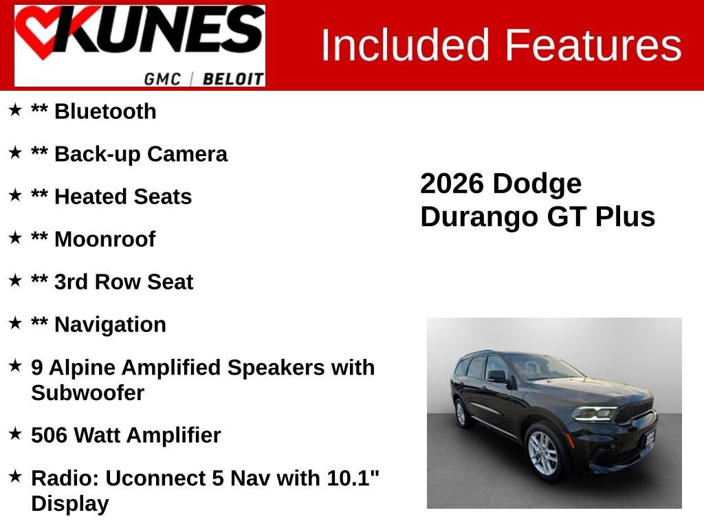 Used 2026 Dodge Durango GT Plus