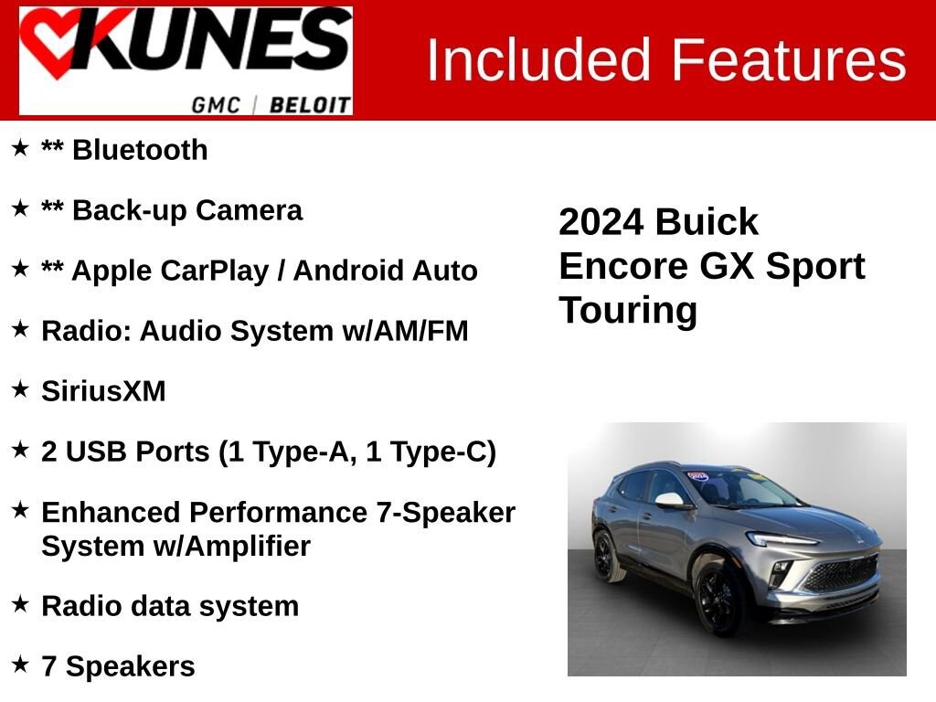 Used 2024 Buick Encore GX Sport Touring SUV