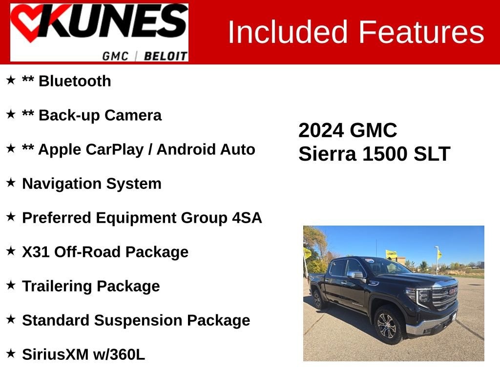 Used 2024 GMC Sierra 1500 SLT Truck
