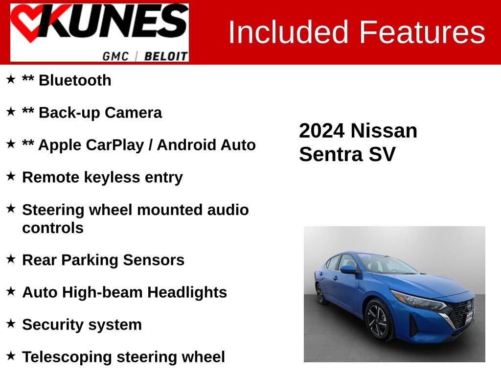 Used 2024 Nissan Sentra SV