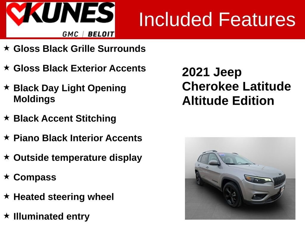 Used 2021 Jeep Cherokee Altitude