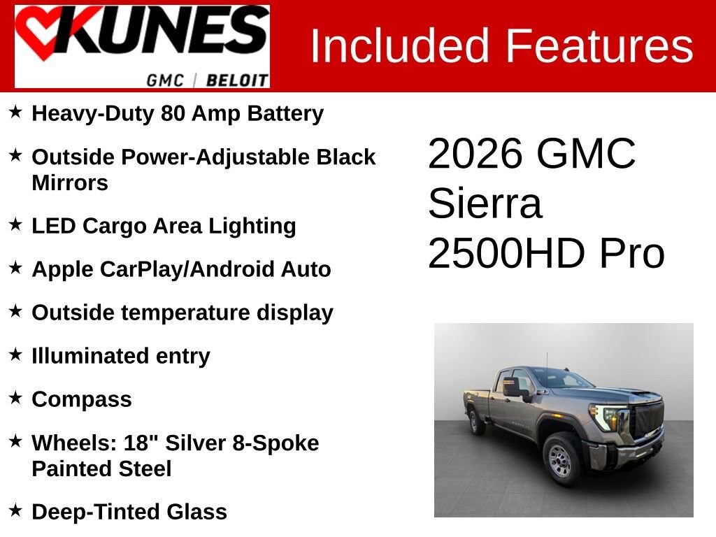 New 2026 GMC Sierra 2500 HD Pro Truck