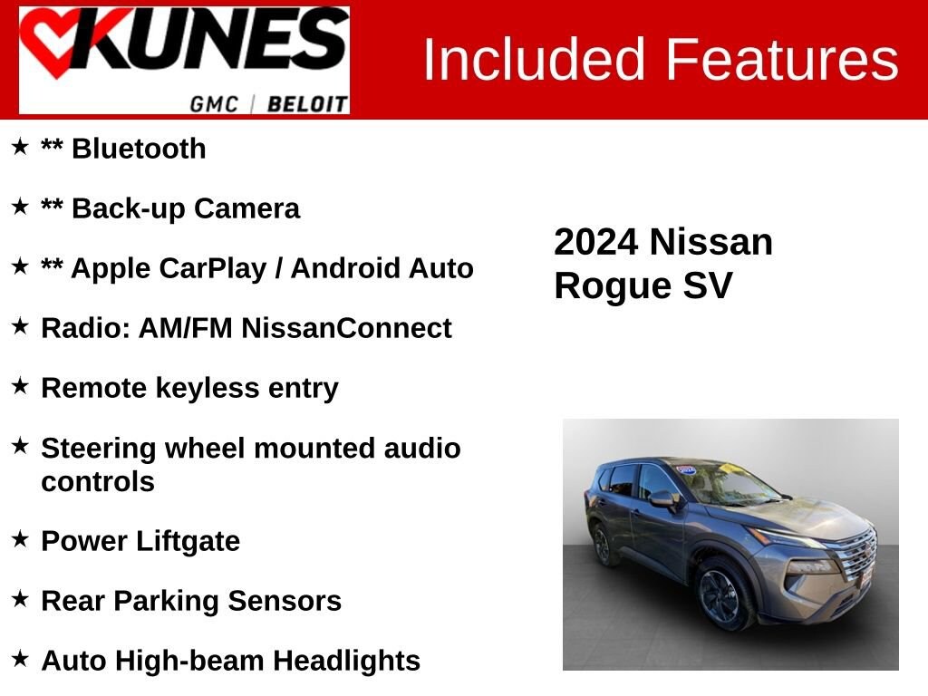 Used 2024 Nissan Rogue SV