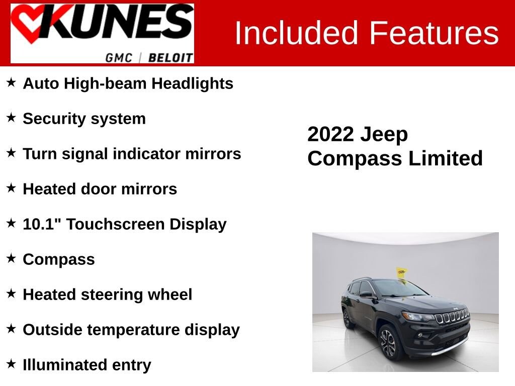 Used 2022 Jeep Compass Limited