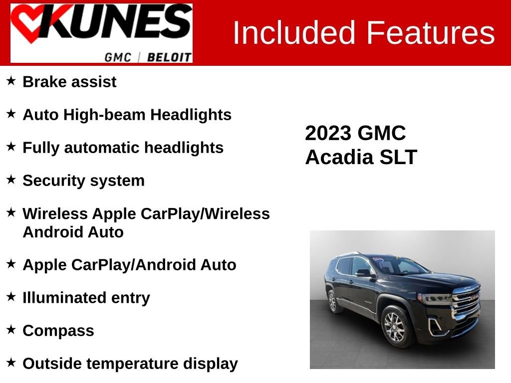 Used 2023 GMC Acadia SLT SUV