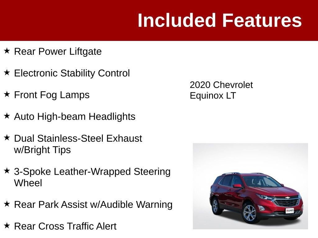 Used 2020 Chevrolet Equinox LT SUV