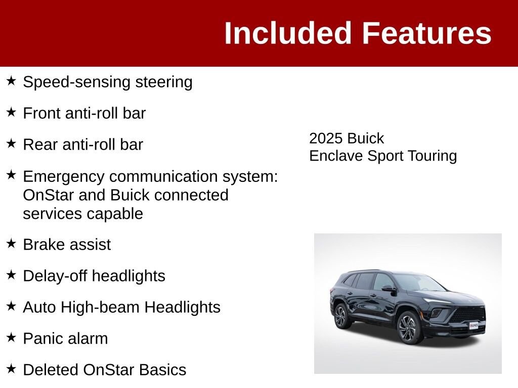 Used 2025 Buick Enclave Sport Touring SUV