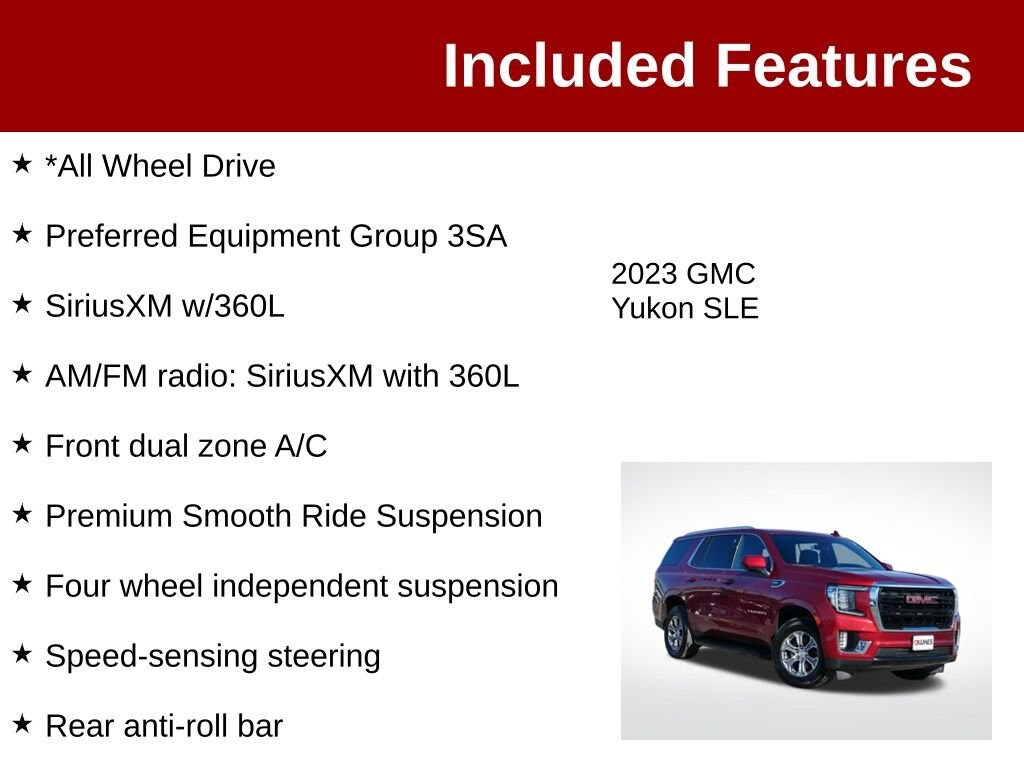 Used 2023 GMC Yukon SLE SUV