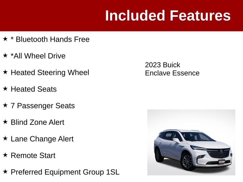 Used 2023 Buick Enclave Essence SUV