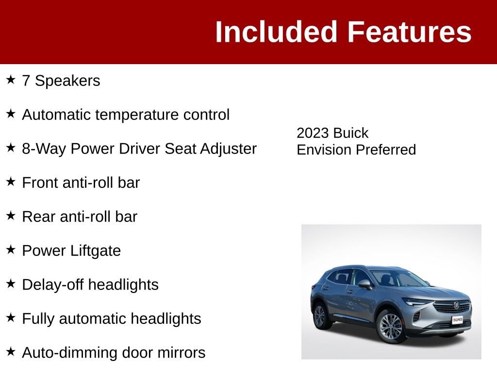 Used 2023 Buick Envision Preferred SUV