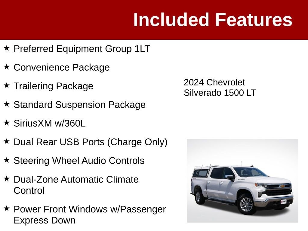 Used 2024 Chevrolet Silverado 1500 LT Truck