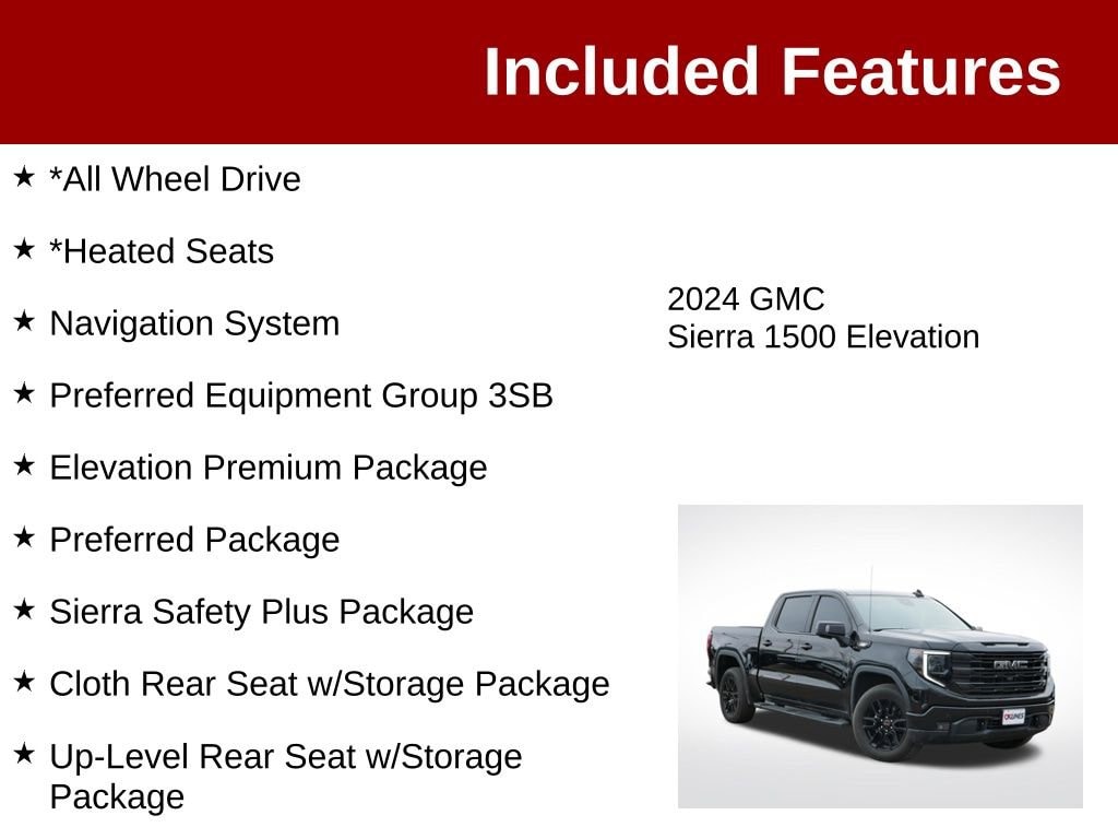 Used 2024 GMC Sierra 1500 Elevation Truck