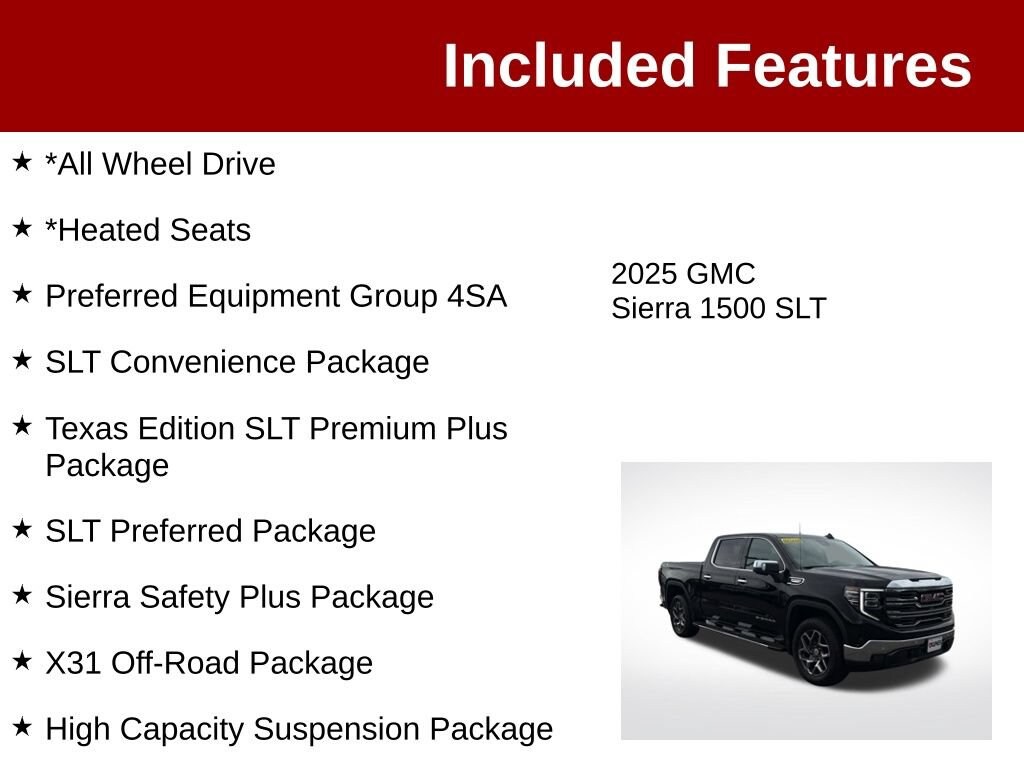 Used 2025 GMC Sierra 1500 SLT Truck
