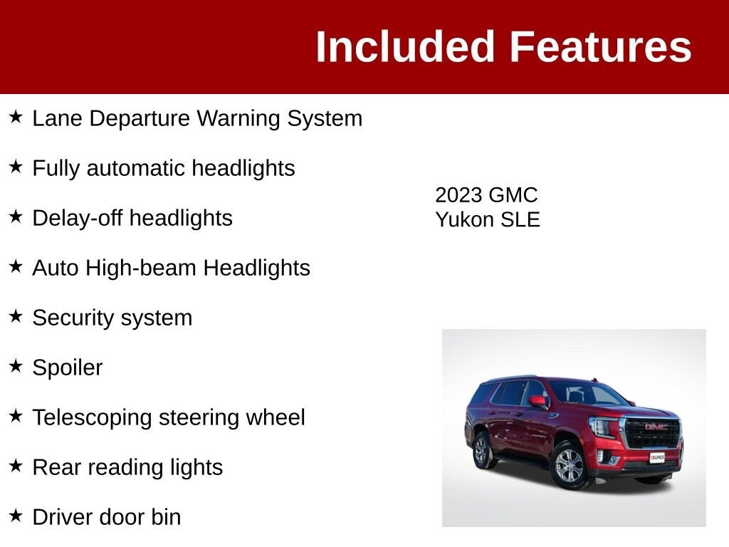 Used 2023 GMC Yukon SLE SUV
