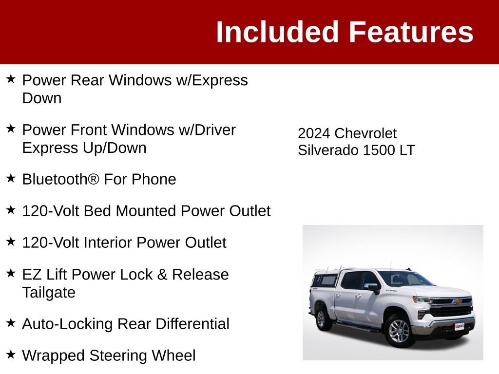 Used 2024 Chevrolet Silverado 1500 LT Truck