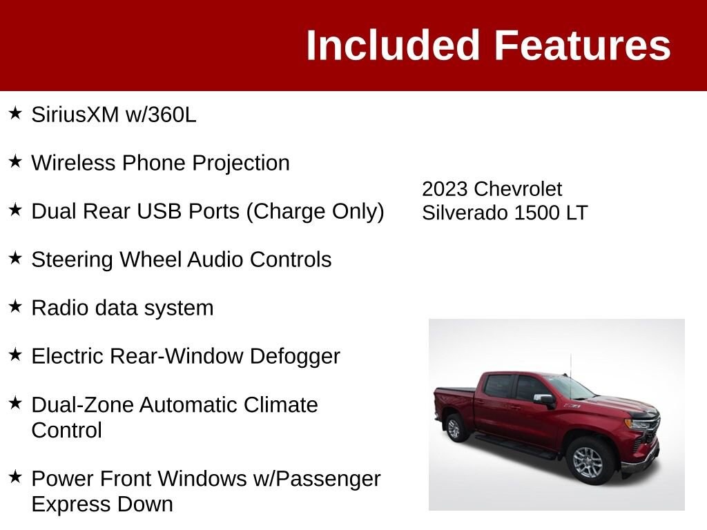 Used 2023 Chevrolet Silverado 1500 LT Truck