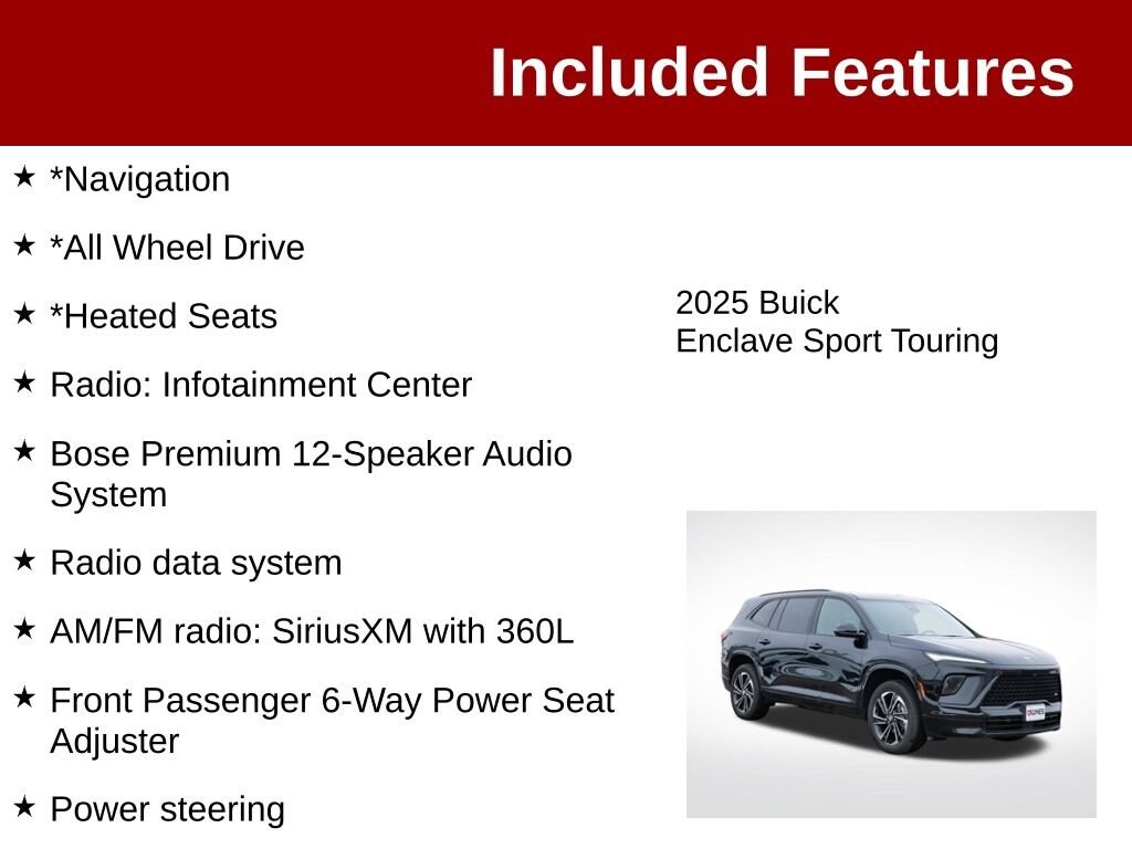 Used 2025 Buick Enclave Sport Touring SUV