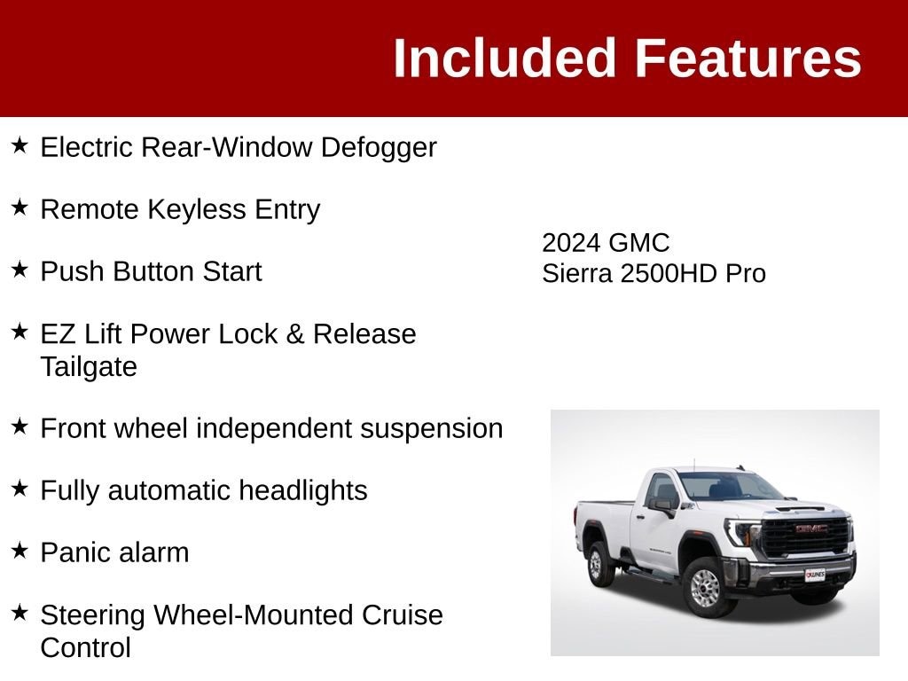 Used 2024 GMC Sierra 2500 HD Pro Truck