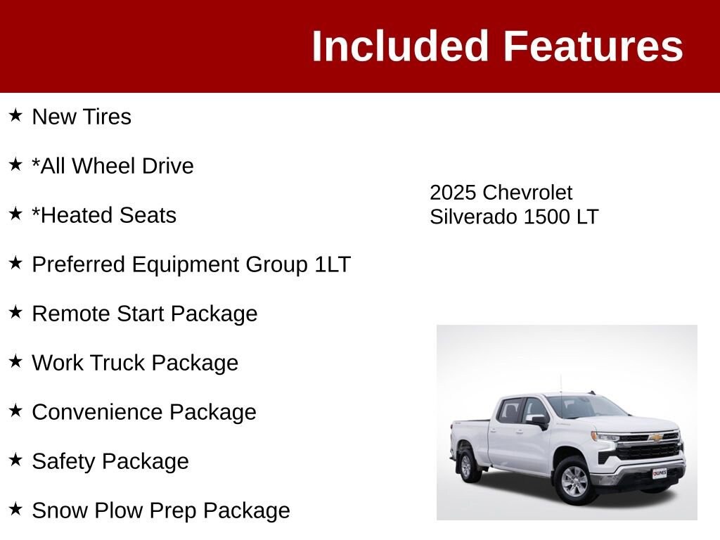 Used 2025 Chevrolet Silverado 1500 LT Truck
