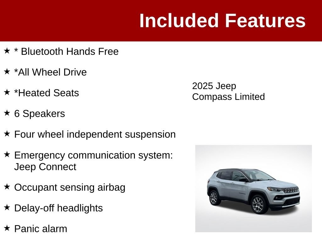 Used 2025 Jeep Compass Limited