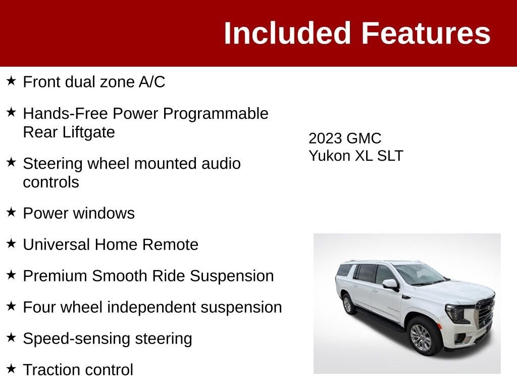 Used 2023 GMC Yukon XL SLT SUV