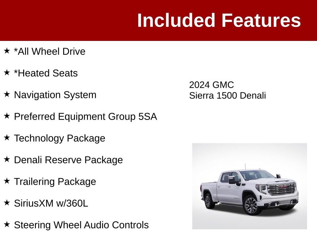 Used 2024 GMC Sierra 1500 Denali Truck