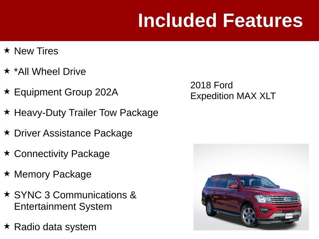 Used 2018 Ford Expedition Max XLT