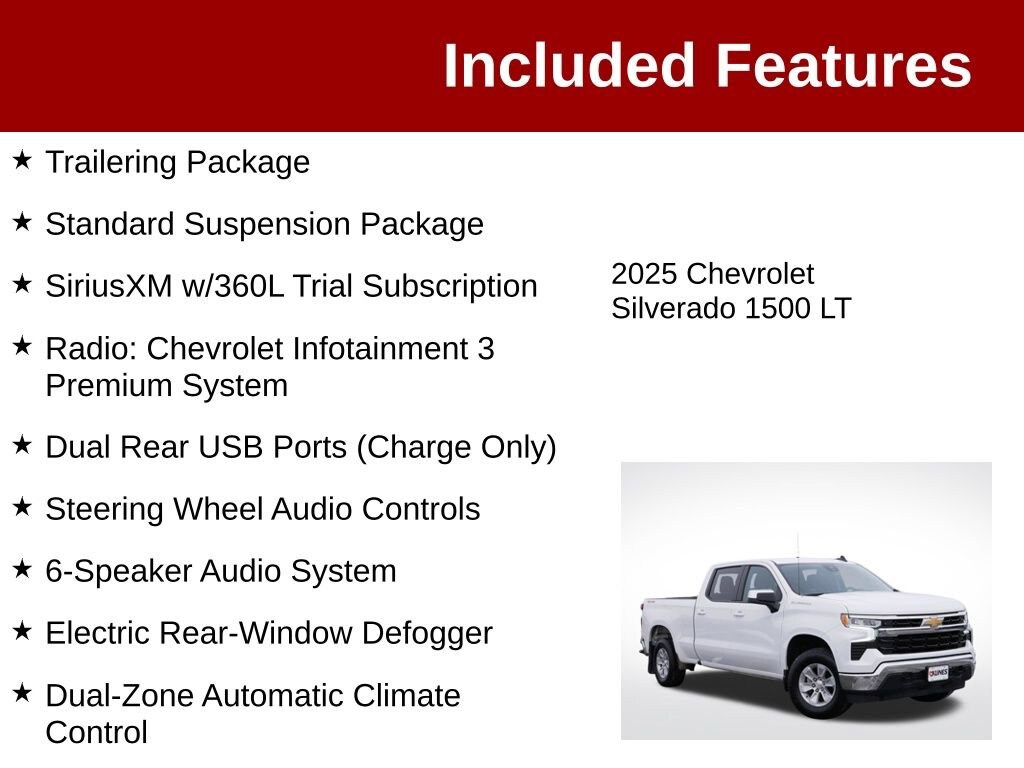 Used 2025 Chevrolet Silverado 1500 LT Truck