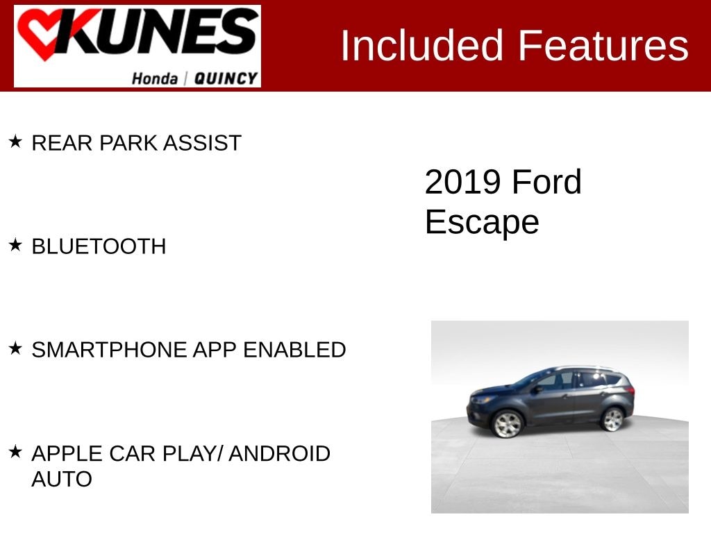 Used 2019 Ford Escape Titanium SUV