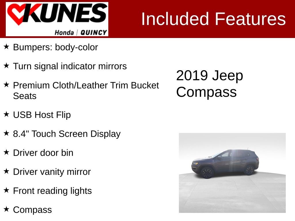 Used 2019 Jeep Compass Trailhawk SUV