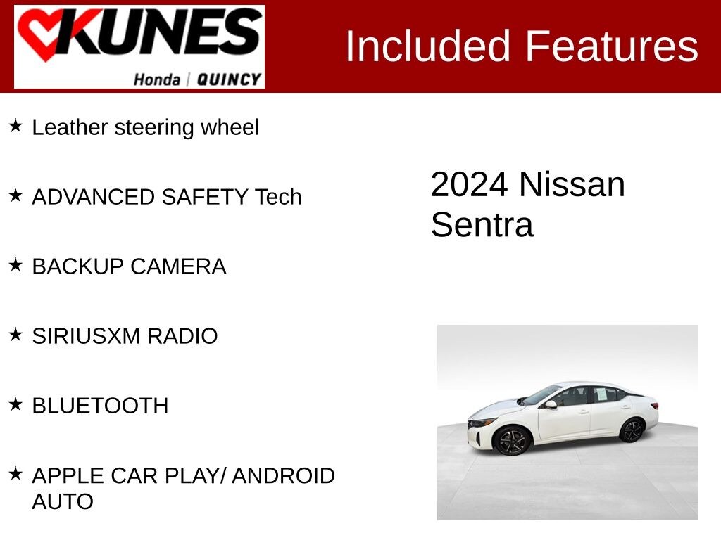 Used 2024 Nissan Sentra SV Sedan