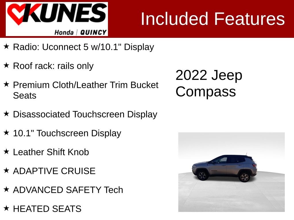 Used 2022 Jeep Compass Trailhawk SUV