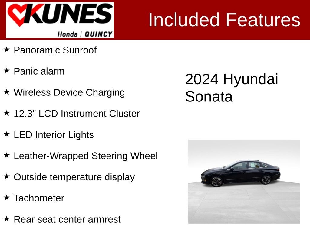Used 2024 Hyundai Sonata SEL Sedan