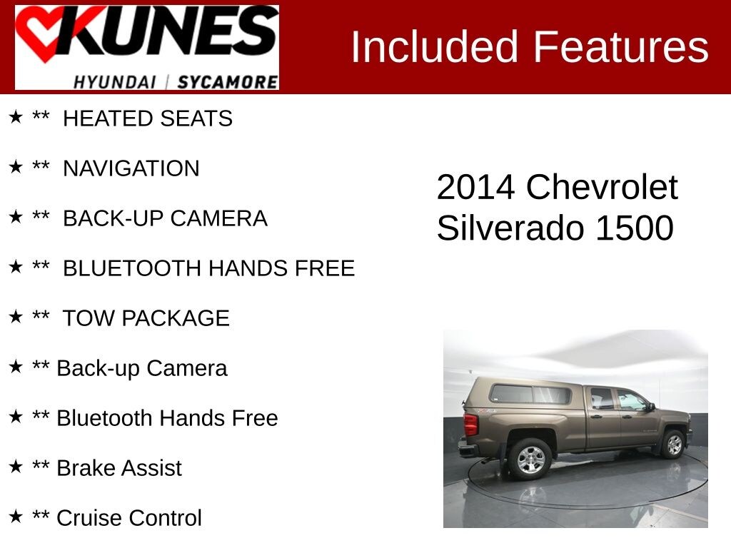 Used 2014 Chevrolet Silverado 1500 LT Truck Double Cab