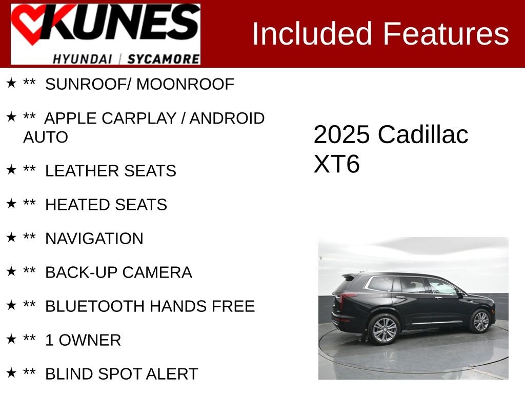 Used 2025 CADILLAC XT6 Premium Luxury SUV