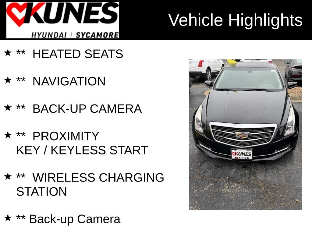 Used 2016 CADILLAC ATS 2.0L Turbo Standard Coupe