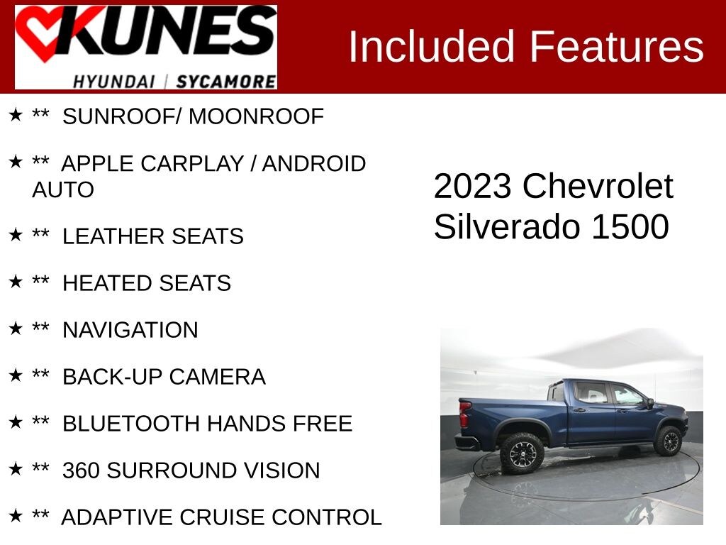 Used 2023 Chevrolet Silverado 1500 ZR2 Truck Crew Cab