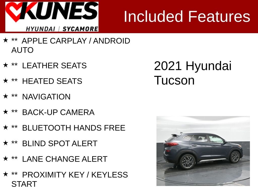 Used 2021 Hyundai Tucson Limited SUV