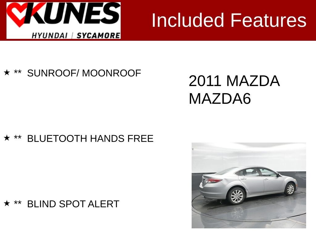 Used 2011 Mazda Mazda6 i Sedan