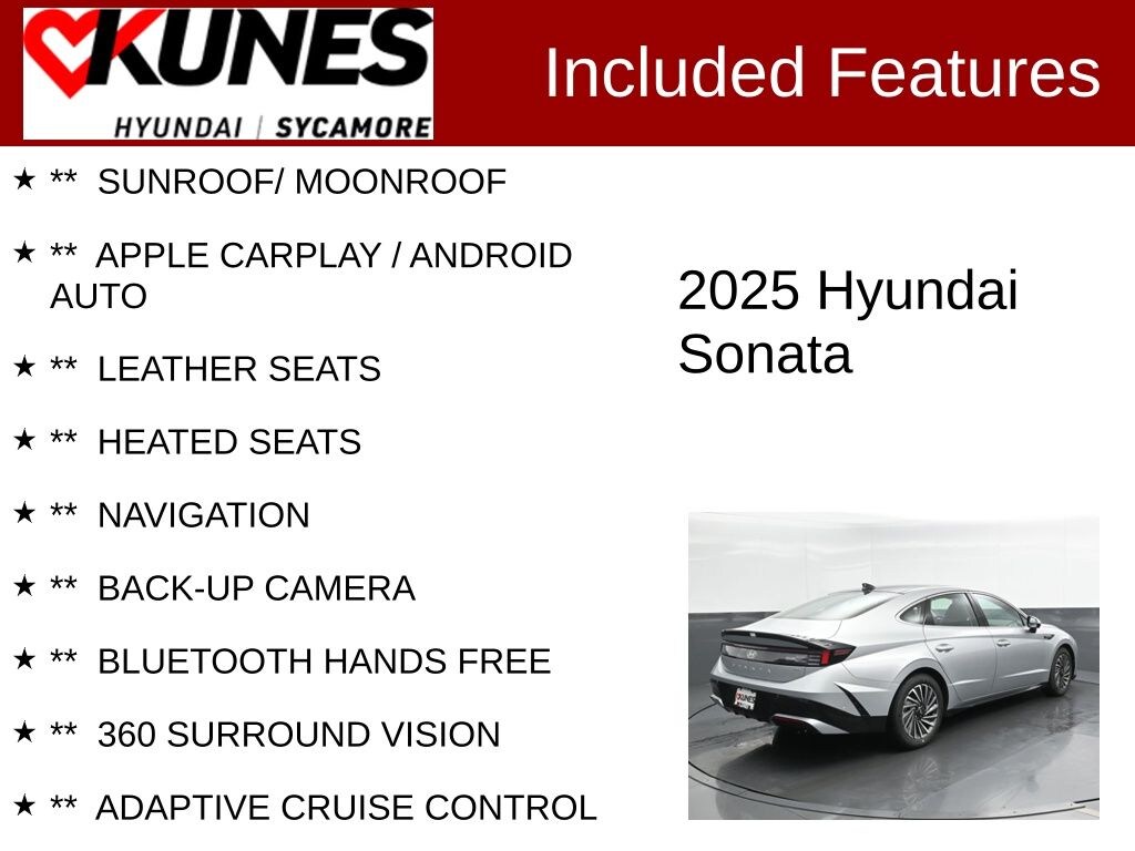Used 2025 Hyundai Sonata Hybrid Limited Sedan