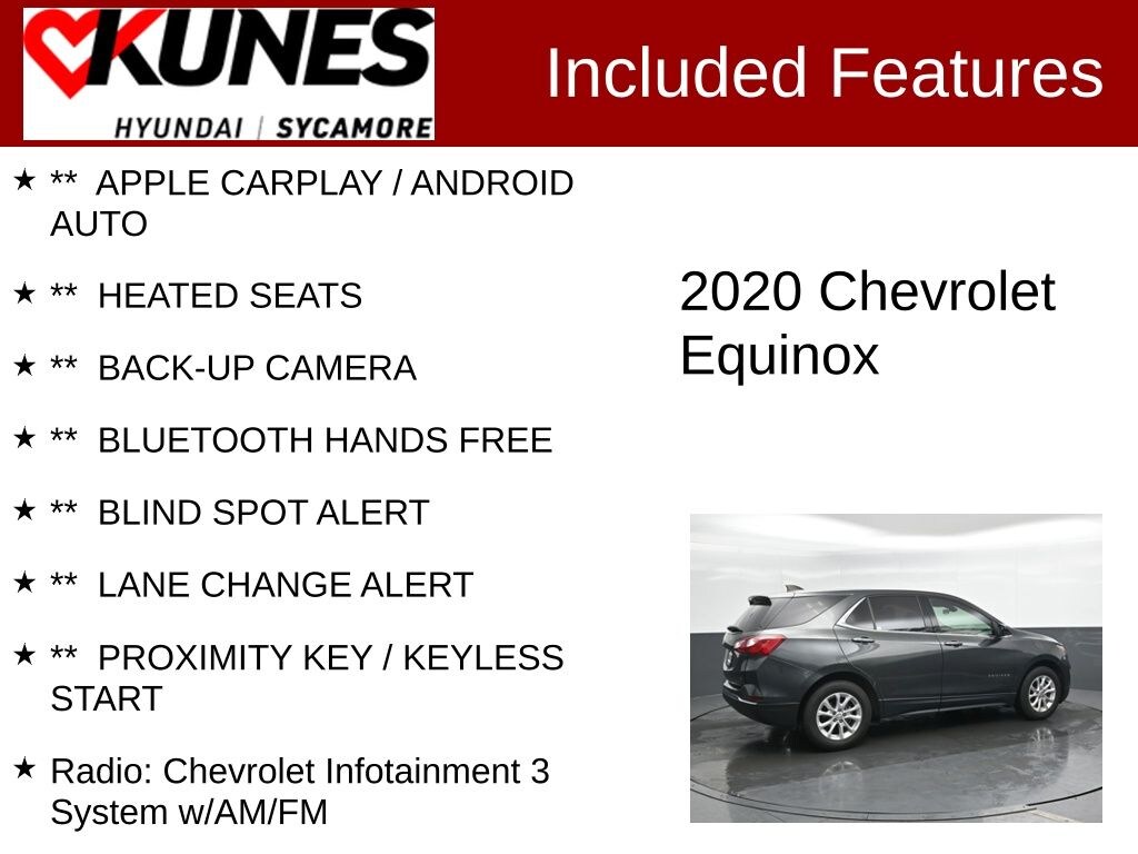 Used 2020 Chevrolet Equinox LT w/1LT SUV
