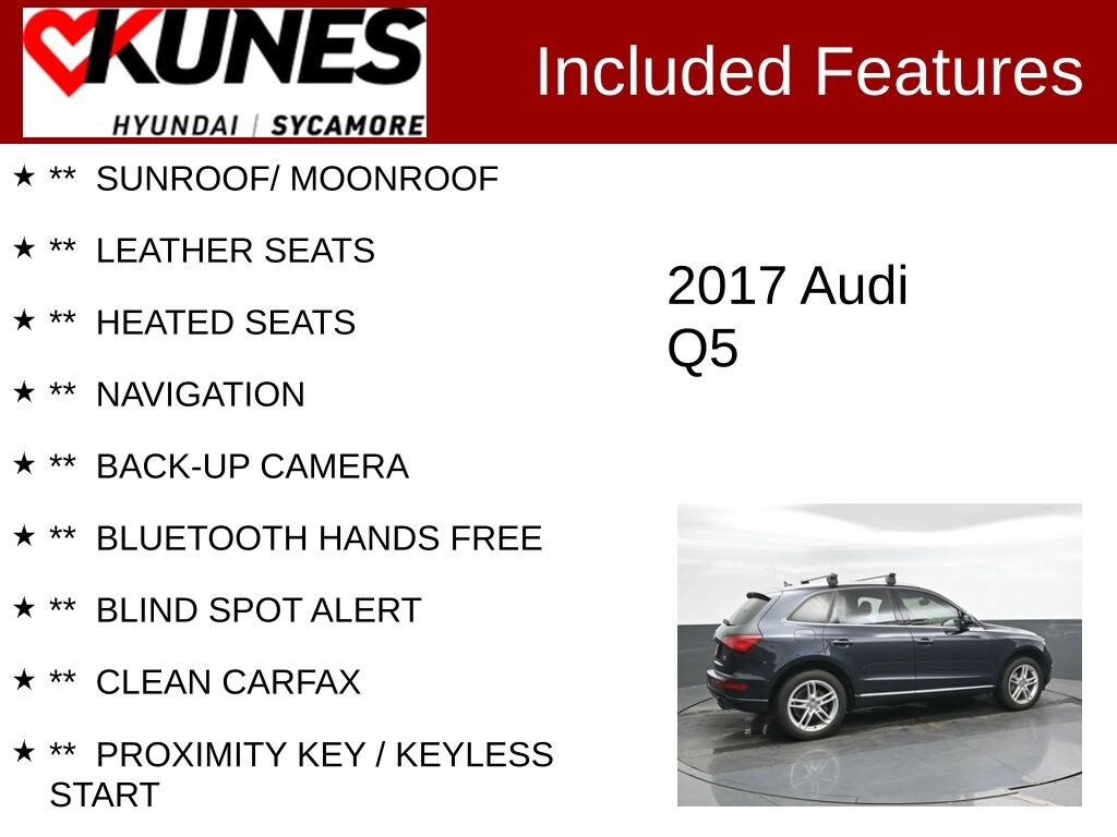 Used 2017 Audi Q5 2.0T Premium SUV