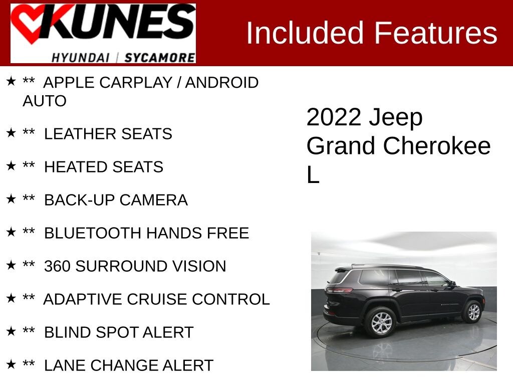 Used 2022 Jeep New Grand Cherokee Limited SUV
