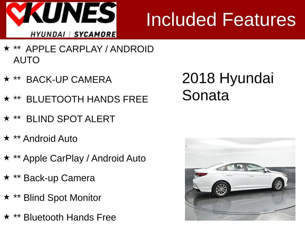 Used 2018 Hyundai Sonata ECO Sedan