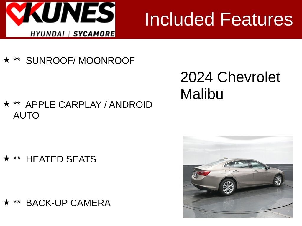 Used 2024 Chevrolet Malibu 1LT Sedan