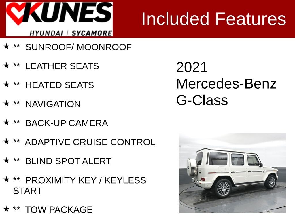 Used 2021 Mercedes-Benz G-Class G 550 SUV