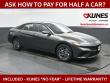 New 2026 Hyundai Elantra Hybrid Blue Sedan